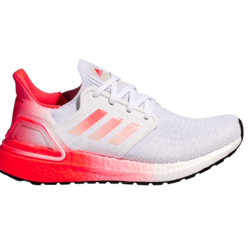 Women’s Adidas UltraBoost 20 Size 7.5 White/Pink NWOB